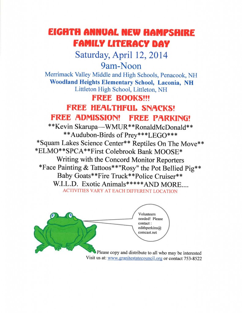 family literacy day 2014