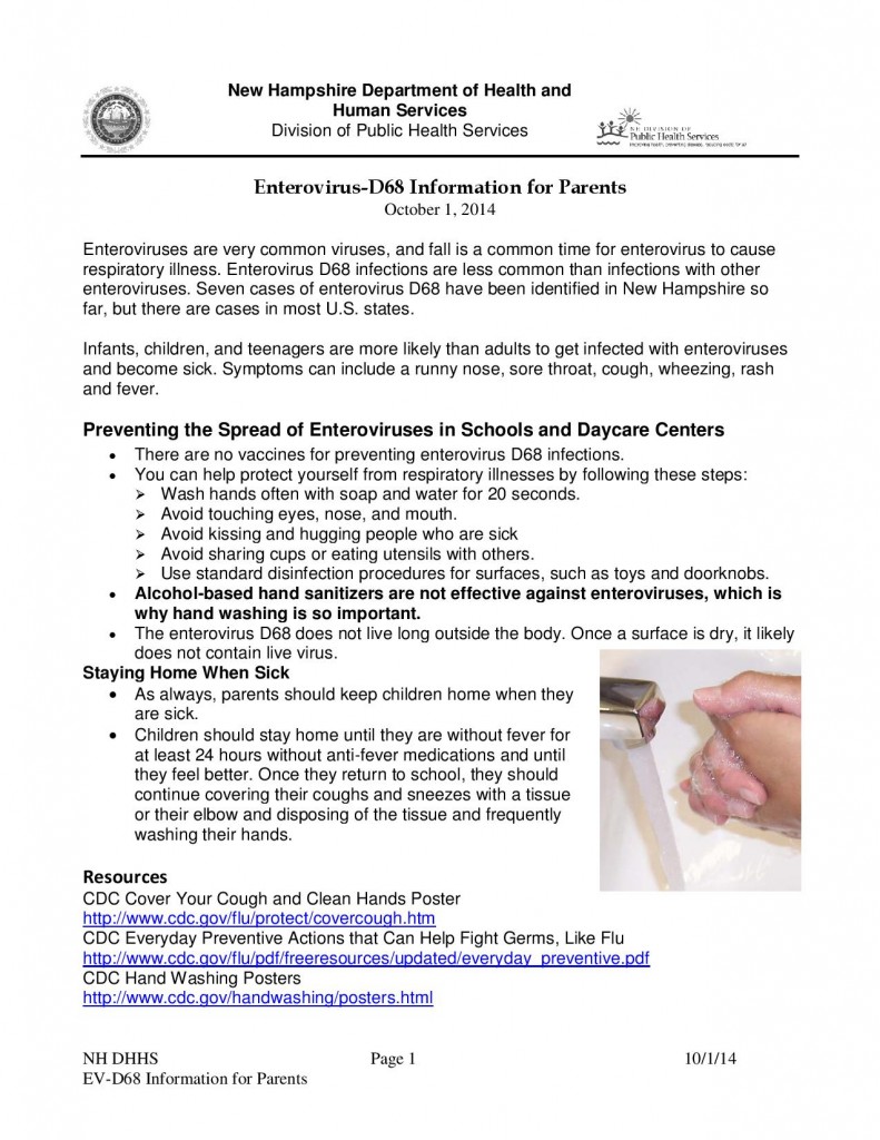 Enterovirus Information for Parents 10-1-14_Corrected-page-001